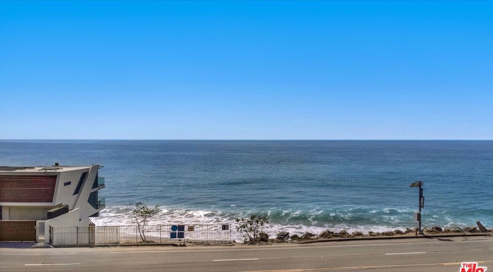 Ocean view from a Malibu property